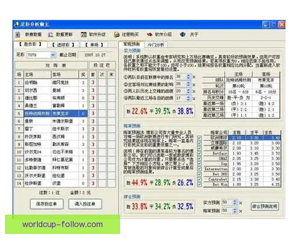 世界杯竞猜赔率最新查询分析及投注策略全攻略