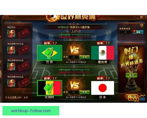 世界杯狂欢竞猜赢红包活动开启惊喜不断等你来挑战 世界杯狂欢竞猜赢红包活动开启惊喜不断等你来挑战